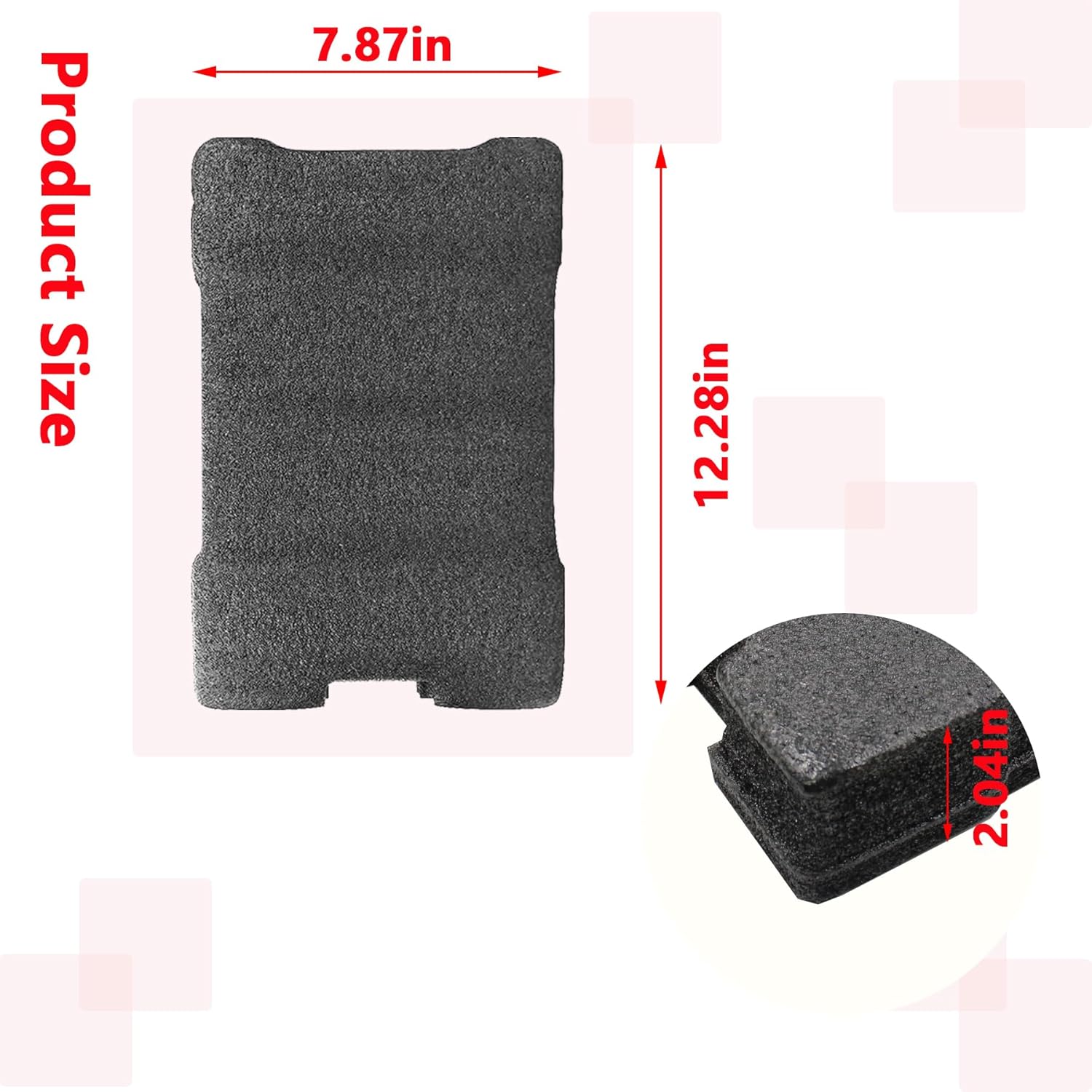 Packout Foam Insert 48-22-8435 Fits for Milwauke Foam Packout Insert and Tool Box Foam(2 Pcs)