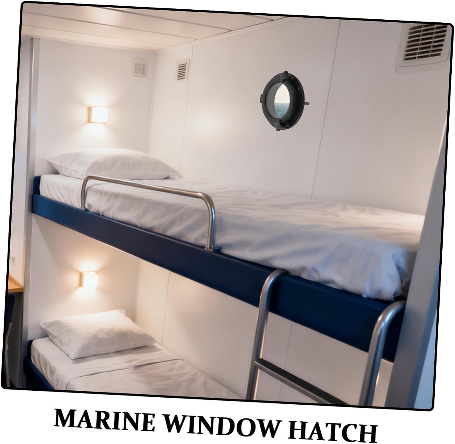 BESTonZON Boat Window Yacht Round Opening Porthole 8.5 Inch