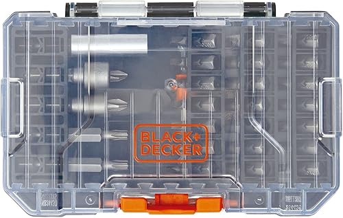BLACK+DECKER BLACK + DECKER - Juego de puntas de destornillador, 40 piezas (BDAST40SETFF)