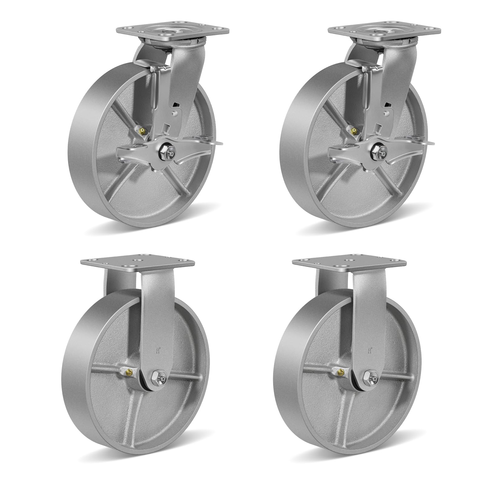 Heavy Duty Caster Wheels - 5000LB Capacity -31