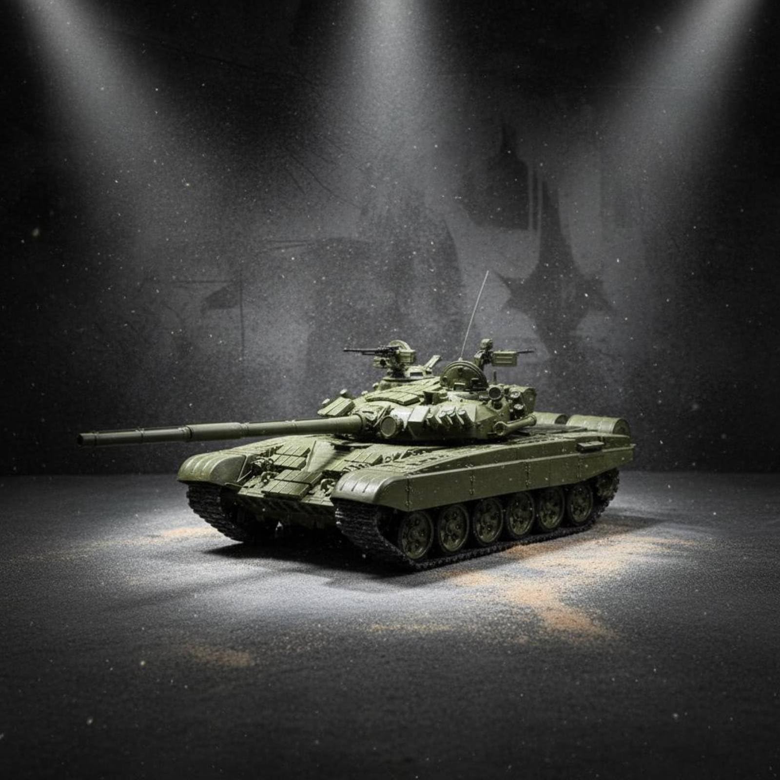 Carro Armato T-72A Lega Metallico Modellino T-72A Finitura Realistica Carro Armato in Metallo Pressofuso per Collezionisti Militari