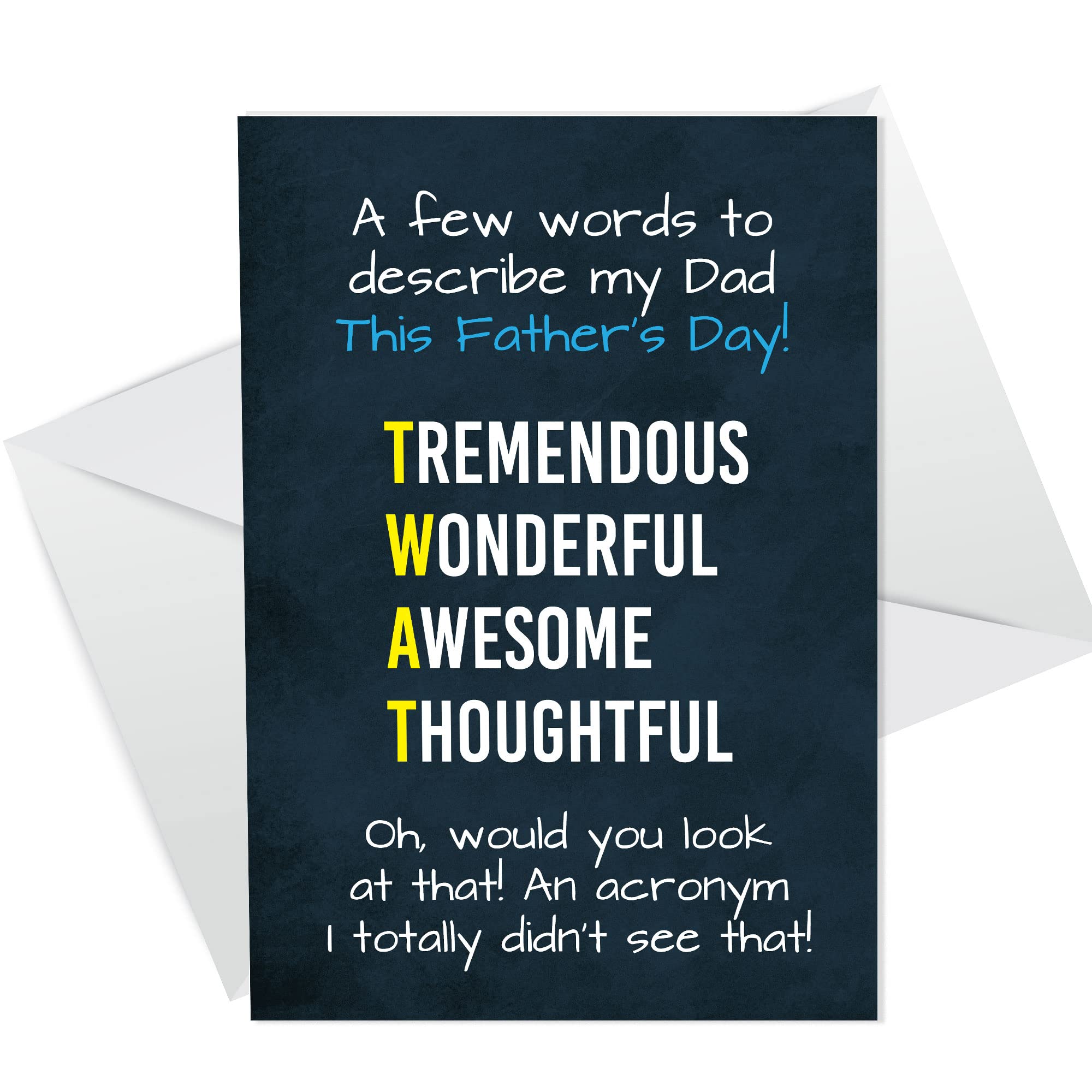 RED OCEAN FUNNY Fathers Day Card Rude Fathers Day Card Adult Humour Joke Fathers Day Card From Daughter Son