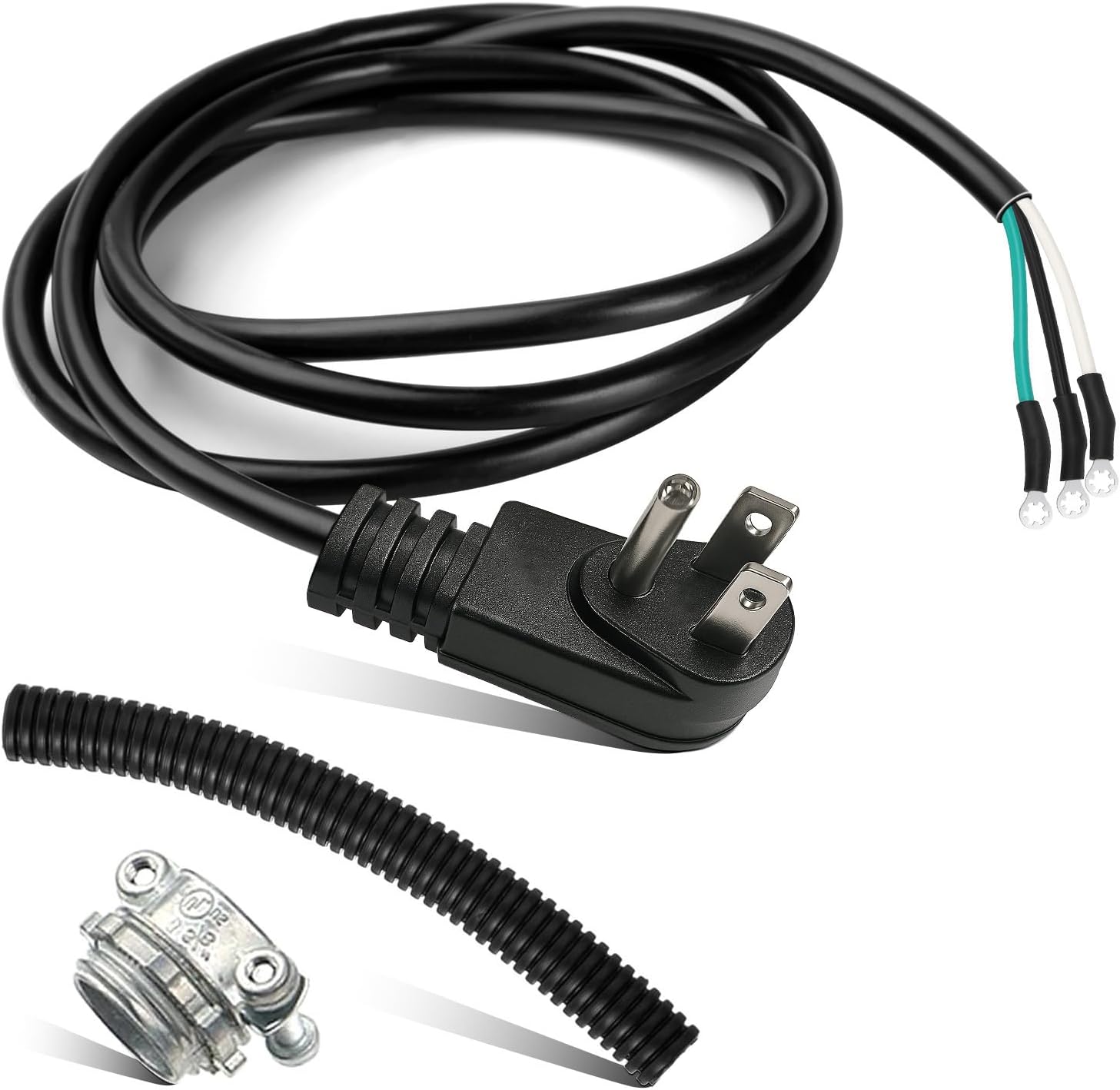 W11365014 Dishwasher Power Cord Replacement 8.2 Ft – Compatible with Whirlpool, Maytag & Most Dishwashers – Universal 3-Prong Power Cable 3x14AWG 15 Amps