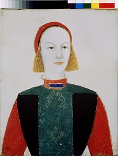 MVOVZQCV Famous Prints Picture portrait painting a Girl by Kazimir Severinovich Malevich Classic Canvas Paintings for Home Decor 60x90cm