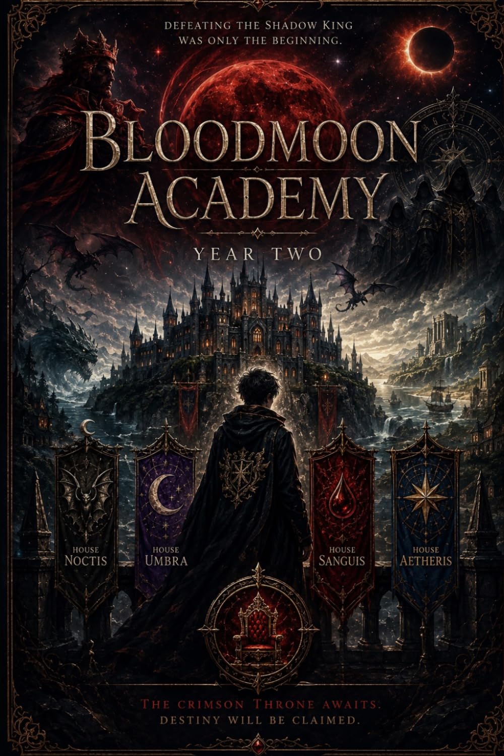 Bloodmoon Academy: Book Two Shadow of the Crimson Throne