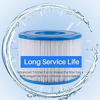 POOLPURE 6db S1 típusú medence szűrőbetét Intex PureSpa jakuzzihoz 5