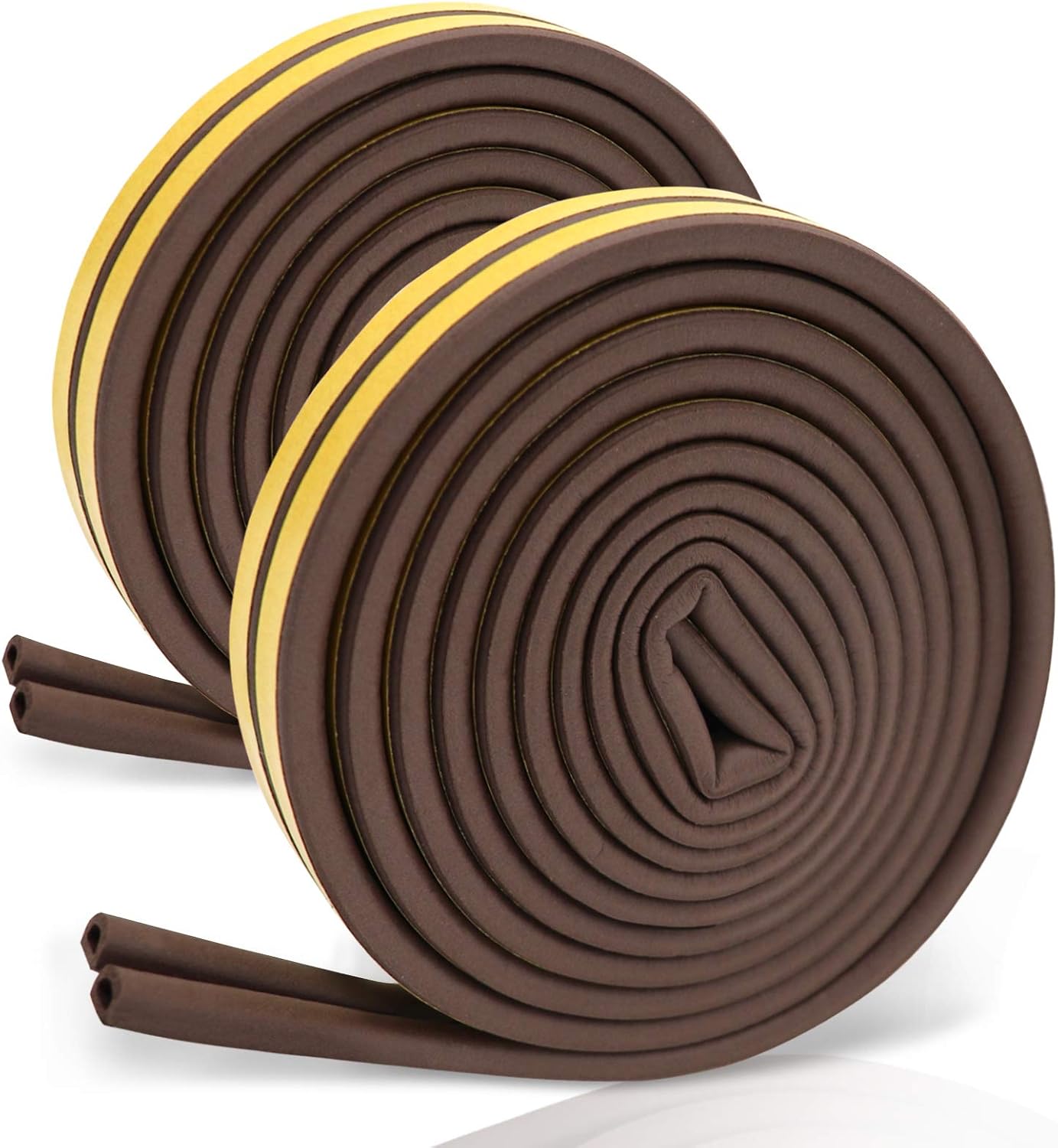 SENKEI Weather Stripping Door Seal Strip, 33FT Foam Insulation Tape Self Adhesive Soundproofing Sliding Door Weatherstrip Door Noise Blocker…