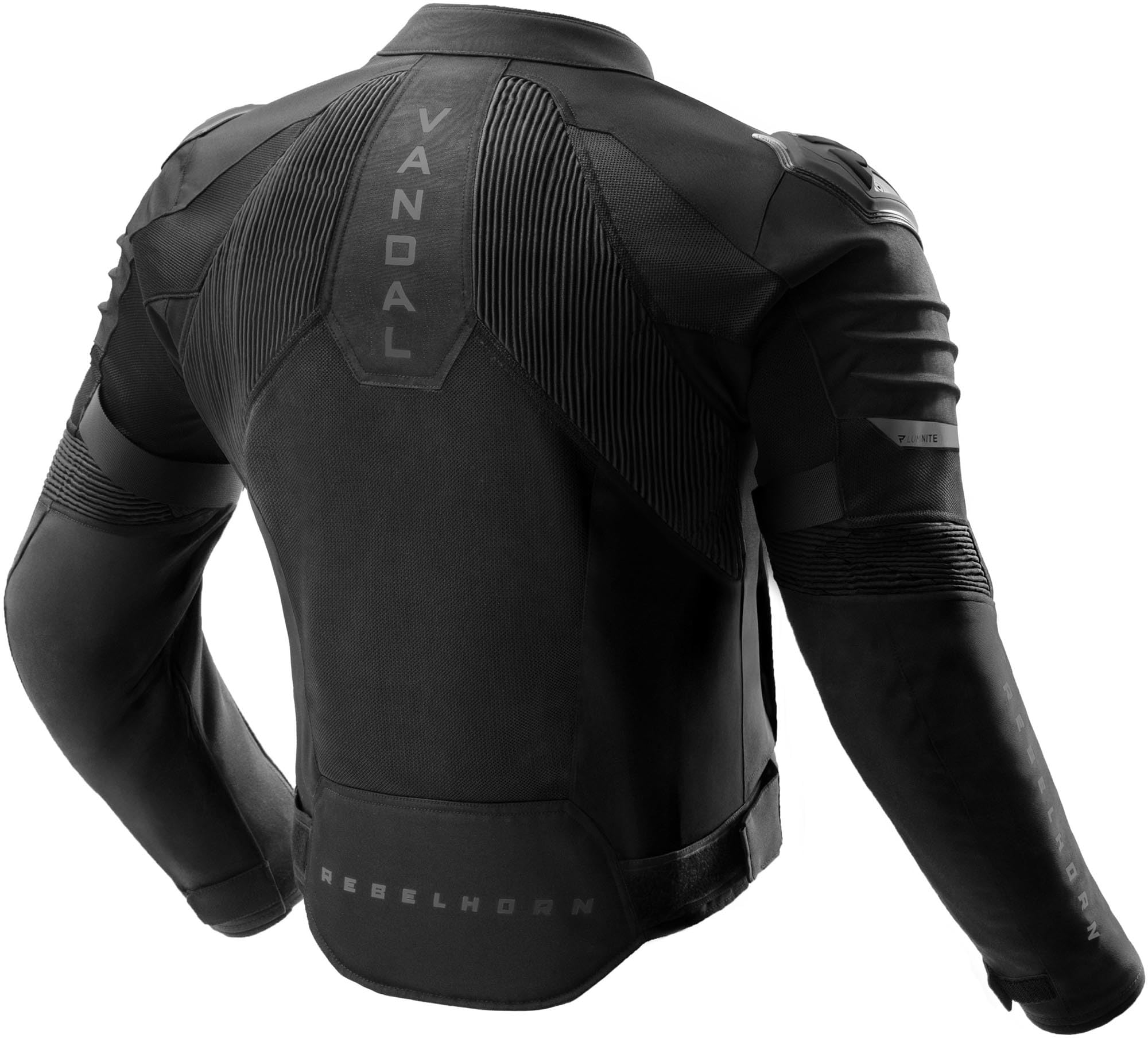Rebelhorn Vandal 2 Air wodoodporna kurtka tekstylna motocyklowa, czarny, 2XL