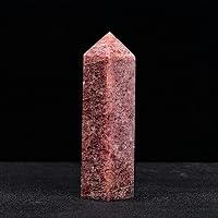 Vista 116 de JIC Gem Extra Large Rare Dendritic Jade Crystal Tower Natural Quartz Crystal Tower Point Wand Large Crystals and Stone Energy Crystal Wand Home