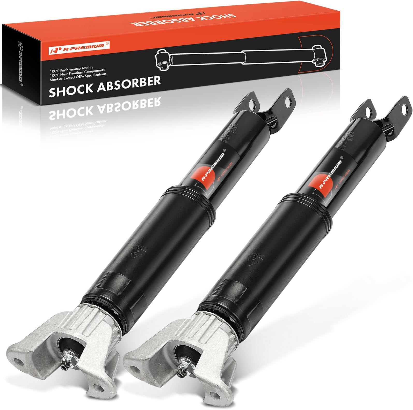 Rear Pair (2) Shock Absorber Compatible with Dodge Durango 2014-2023, AWD, 4-Door, Sport Suspension, Driver and Passenger Side