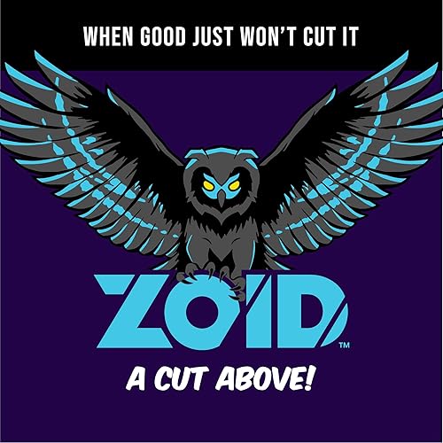 Miniatura 7 de Zoid Paquete de 10 cuchillas de acero a presión de 0.71 pulgadas, cuchillas afiladas de acero al carbono para corte en casa y proyectos, cuchillas