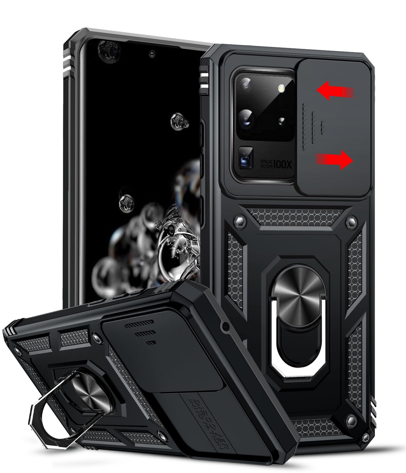 Photo 1 of LeYi Samsung Galaxy S20 Ultra Case with Kickstand