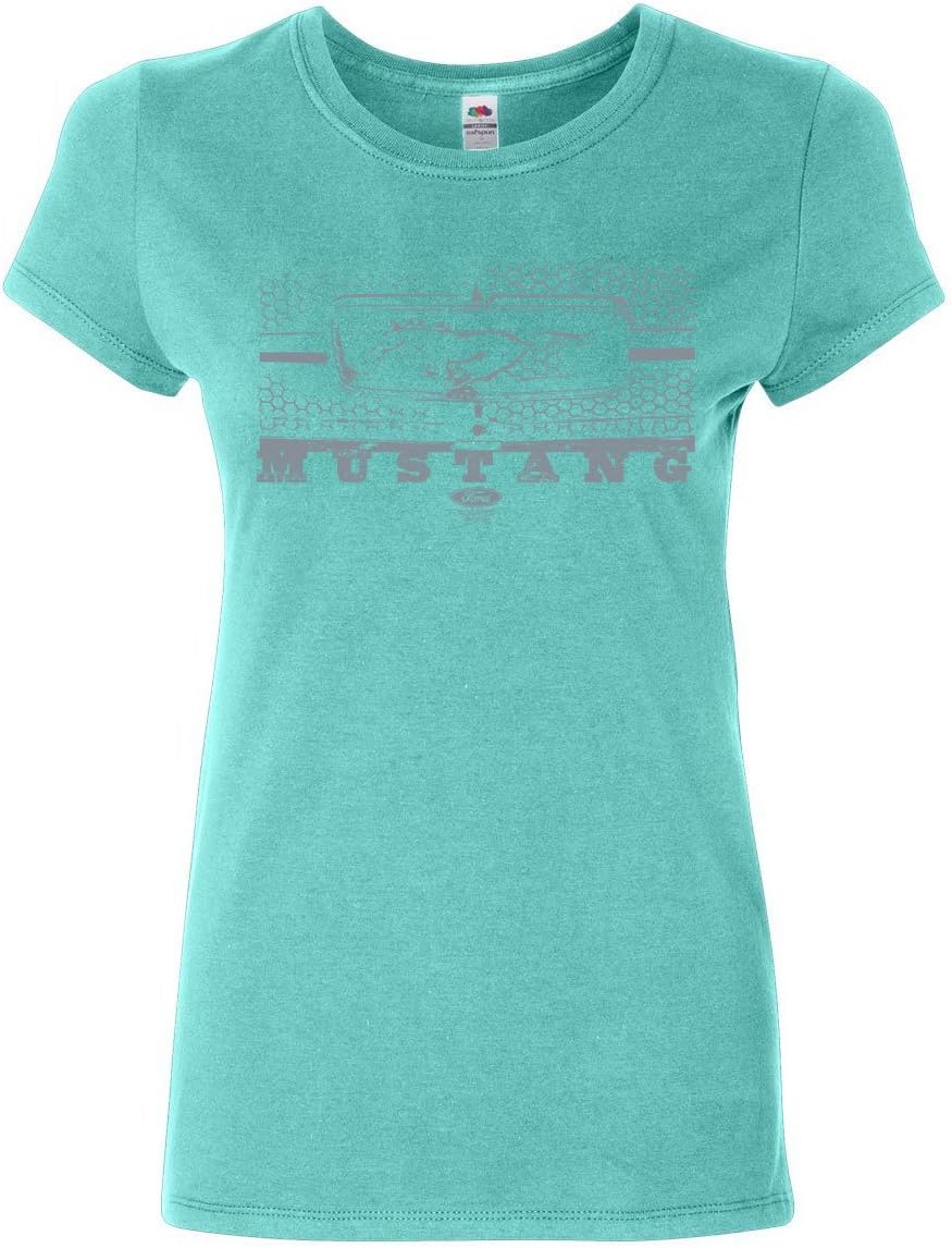 Ford Mustang Honeycomb Grille Women's T-Shirt Legendary American Muscle Shirt