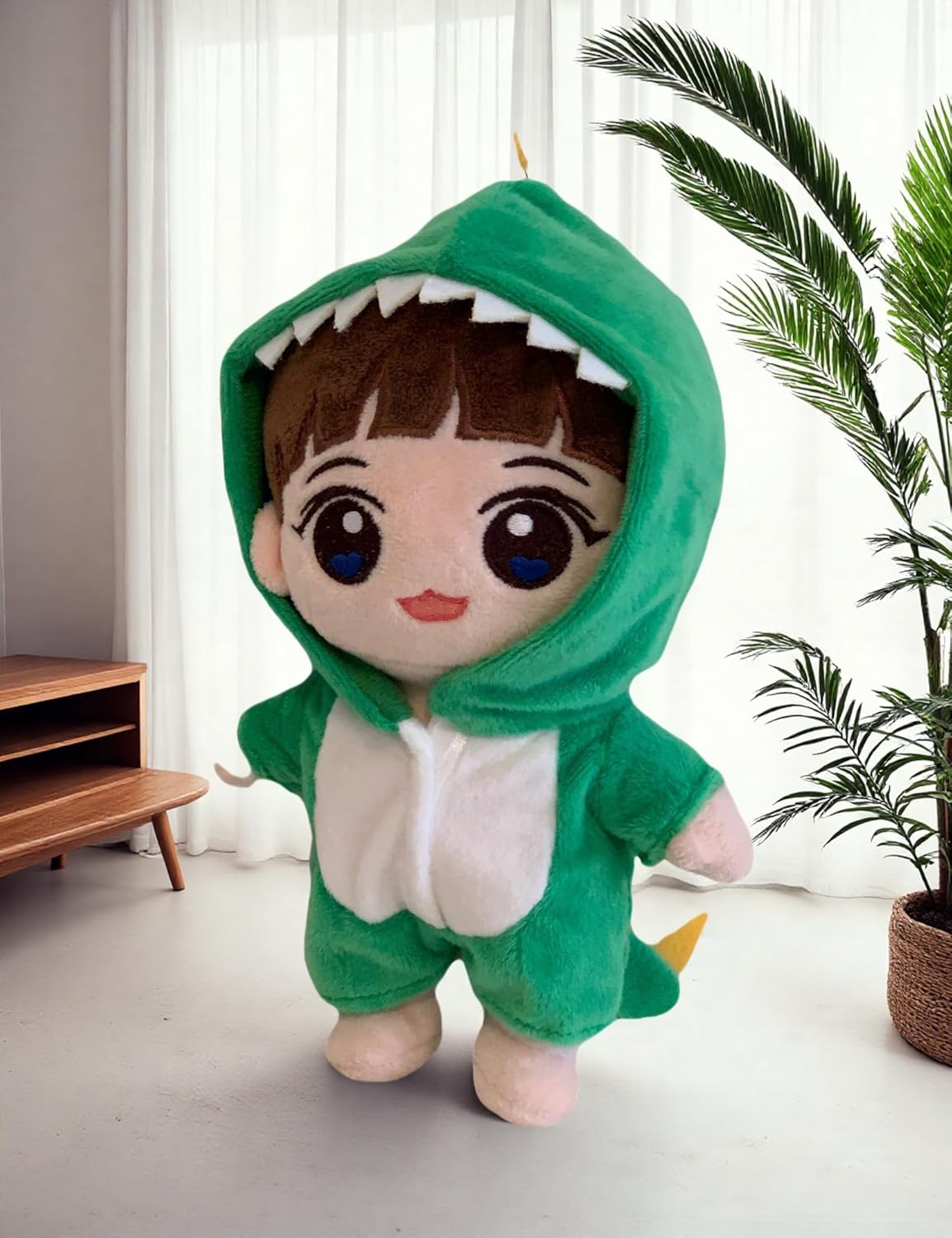 20cm / 8in / 7.8in Plush Doll Clothes. Make Your Doll Look Stylish and Cute. Clothes Only. Plush Doll is Not Included (Dinosaur Outfit)