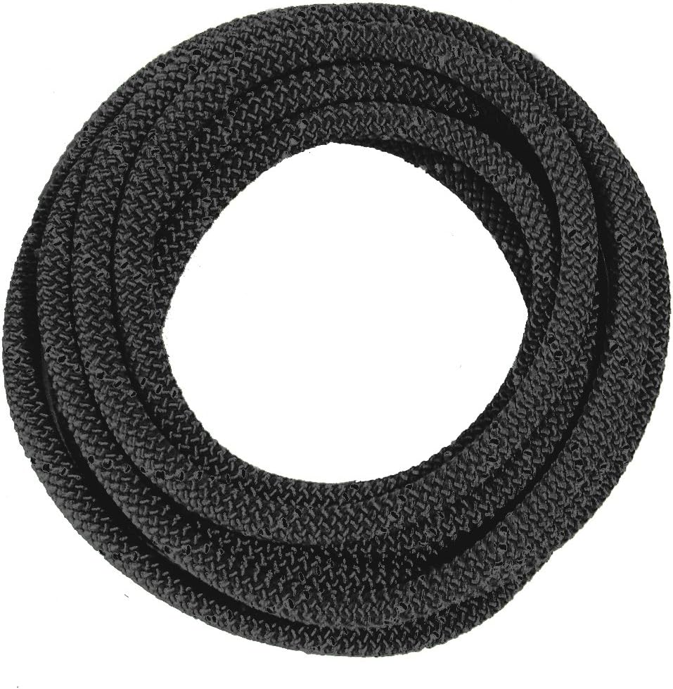 8mm x 11ft Prusik Cord Tactical Black Made in USA MBS 16.44kN (3700lbs)