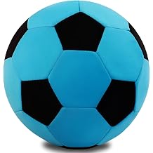Beach Ball Size 4 for Pool and Water Play Waterproof Beach Soccer Ball with Neoprene Cover, Soft and Safe for All Ages, Outdoor and Indoor, Soccer Ball Gifts