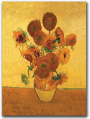 Miniatura 6 de Marca Fine ArtJarrón con girasoles de Vincent van Gogh lona pared arte