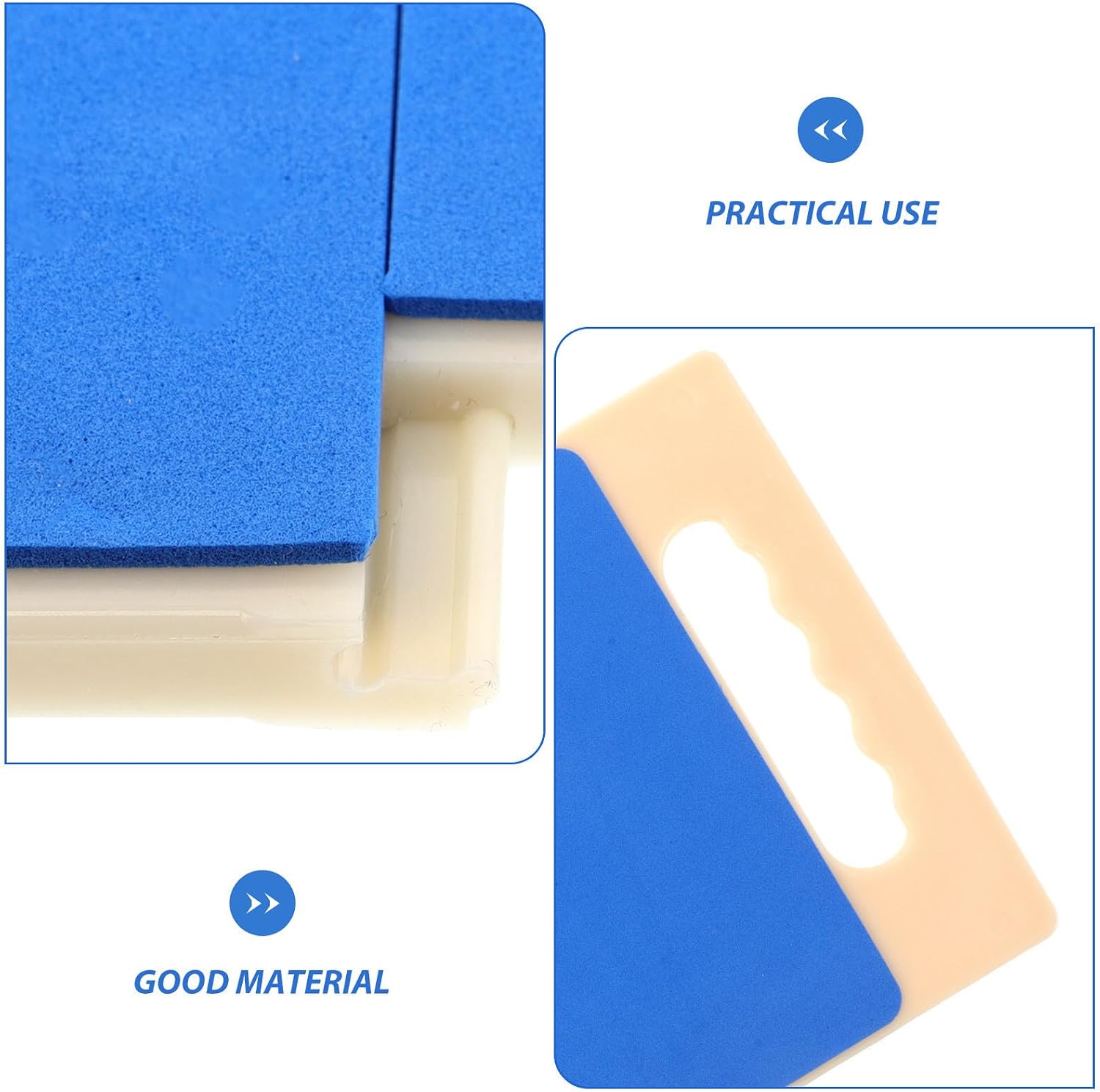 GLEAVI Blue Abs Martial Arts Rebreakable Board with Handles for Taekwondo Kick Practice Training Accessory Suitable for Grading and Competitions