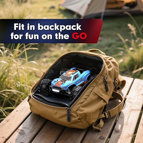 Miniatura 5 de MJX Hyper GO H16MT 116 4X4 RTR - Autos RC rápidos sin escobillas para adultos, camiones RC de máximo 43 mph, auto de control remoto portátil para