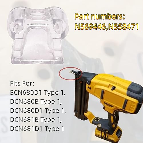 Miniatura 6 de N558471 N569446 Compatible con clavadora sin punta de Mar DeWalt reemplaza DCN680D1 DCN680B DCN681B DCN681D1 (50 piezas)