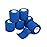 FriCARE Self Adhesive Bandage Wrap, Medical Tape in First Aid Kit, Cohesive Bandages for Wounds Sport Vet, 2 Inches X 5 Yards 6 Rolls, Navy Blue