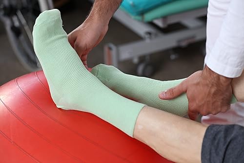 Miniatura 20 de Rainbow Socks - Calcetines elásticos de algodón DIABÉTICOS para pies caídos para hombres y mujeres