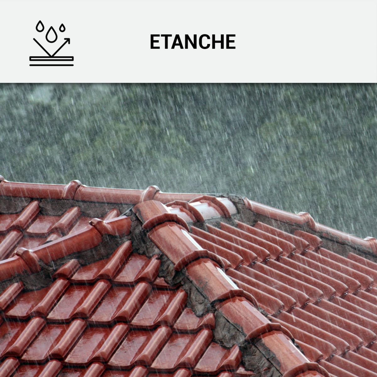 Colle, tuile, mastic souple pour tous matériaux - 290 ml x 12 Blanc - ARCANE INDUSTRIES