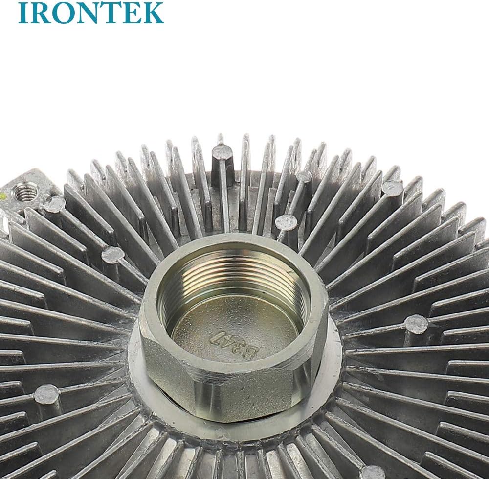 IRONTEK 1112000422 Engine Cooling Fan Clutch Fit for MERCEDES-BENZ 94-96 C220 Base, 97-98 C230 Base, 99-00 C230 Kompressor, 98-00 SLK230 Kompressor 2.3L L4 Gas Radiator Fan Clutch 376733011 130-0201