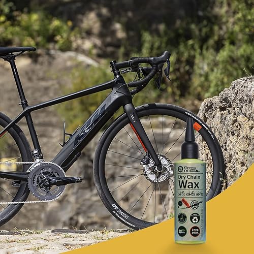 Miniatura 8 de GREEN OIL Cera seca para cadena de ciclo, blanca, 3.4 fl oz, biodegradable, natural, respetuosa con el medio ambiente, libre de PTFE PFOA aceite de