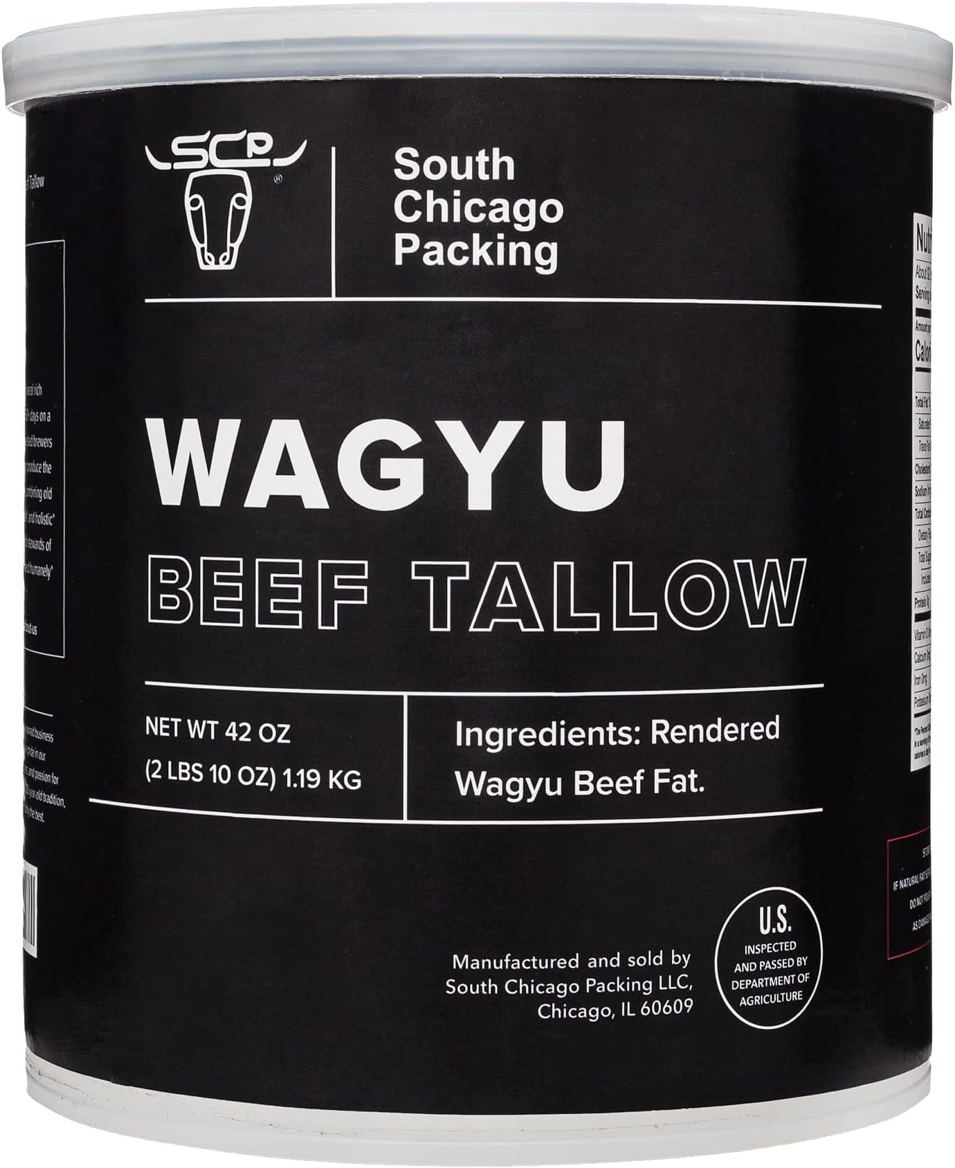 100 Pure Grass Fed LardFood Grade 4 lbs Grocery