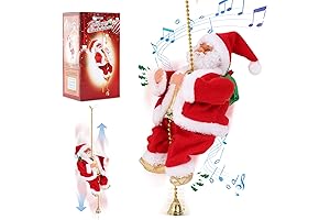 Christmas Climbing Santa Claus Dancing Pendant
