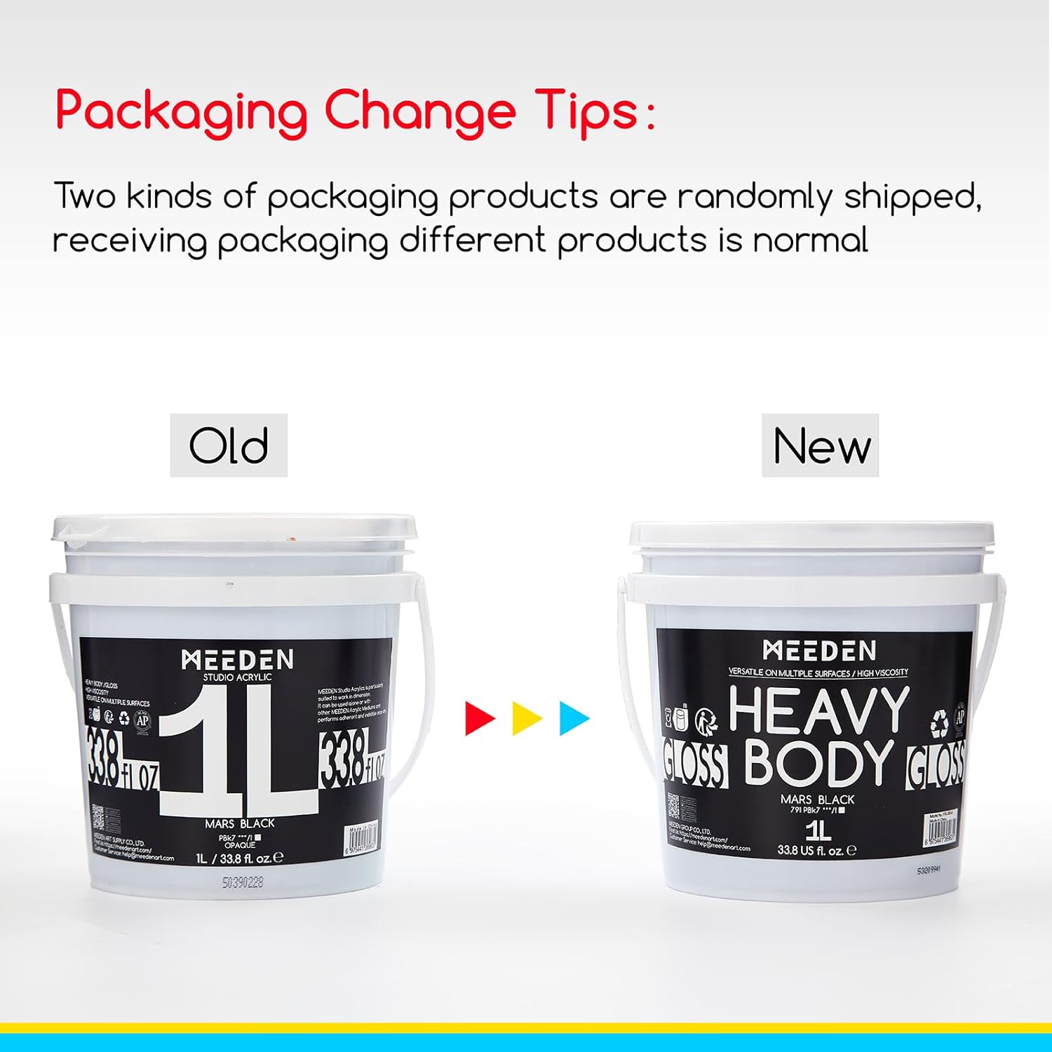 MEEDEN Orange Acrylic Paint: 1 L /33.8 oz Heavy Body Gloss Non-Toxic - Thick Art Paints for Canvas Crafts