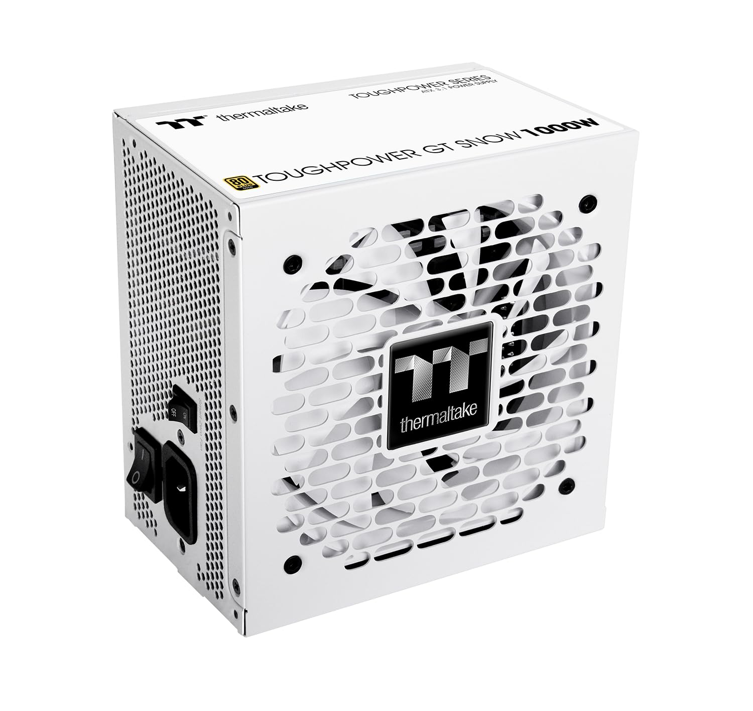 Thermaltake Toughpower GT 850W | ATX 3.1 | Connecteur PCIe 5.1 12V 2x6 | Fonction Smart Zero Ultra-silencieuse | Câbles à Profil Bas | Certification 80+ Gold | Modulaire | Neige