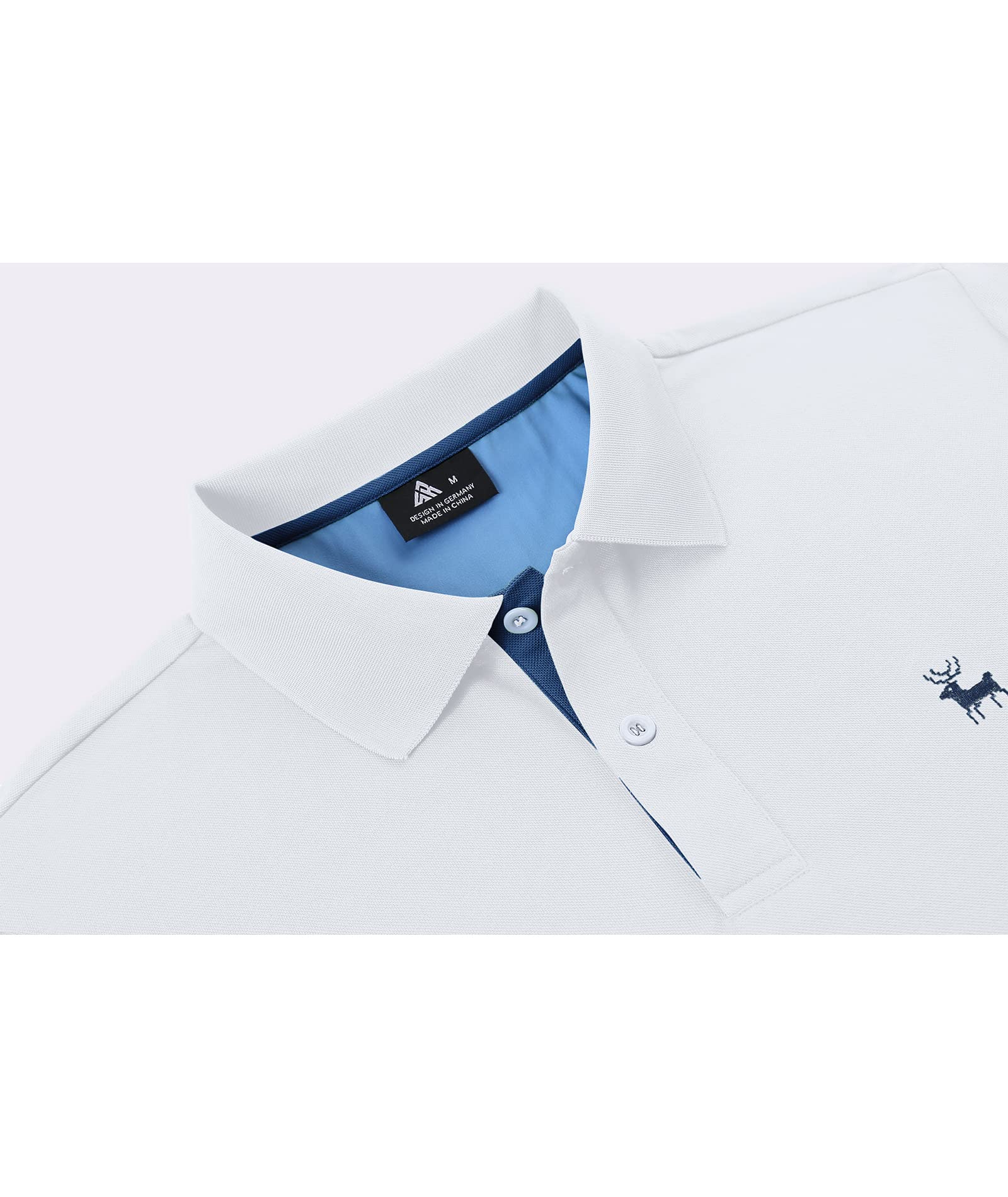 SwissWell Polo Manga Corta para Hombre Polo Shirt de Secado Rápido Polo de Golf Verano Outdoor Transpirable Camisetas - 2