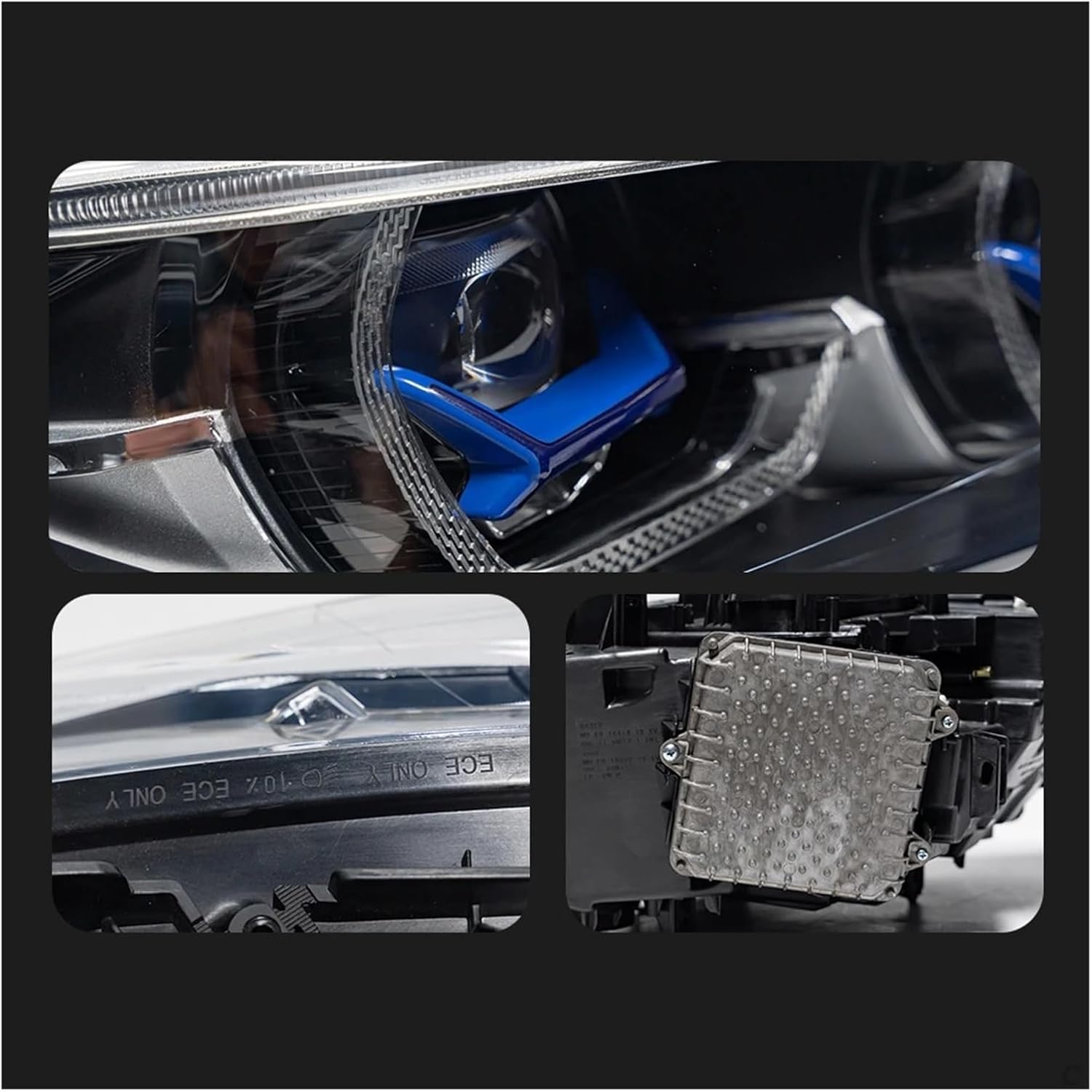 Compatible For For F32 2012-2019 Ful LED Headlight Laser Style 425i 428i 430i 435i Led Projector Dynamic Signal Automotive(6 pins)