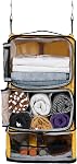 Surblue Hanging Shelves Travel Compression Packing Cube for Carry-on Luggage Suitcase Collapsible Transformable Garment Closet Organizers Large Capacity,Pink,XL
