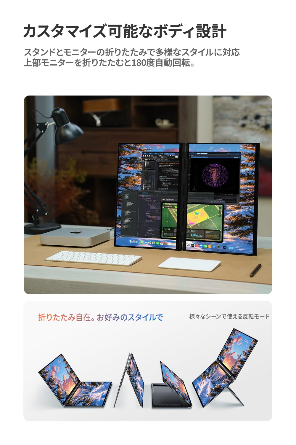 Amazon.co.jp: EHOMEWEI XQ-160NW Mobile Monitor, 16 Inch QLED