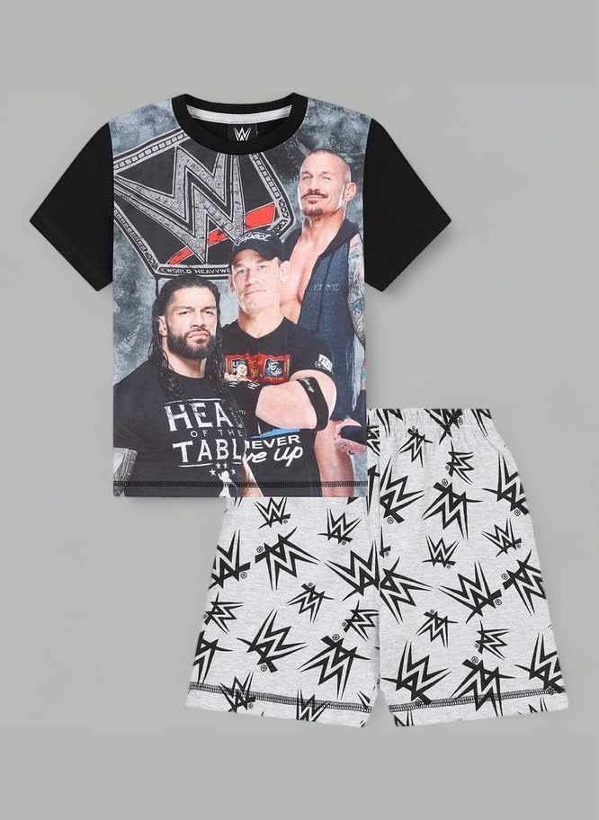 WWE Boys Roman Reigns Randy Orton John Cena World Wrestling Entertainment Short Pyjama Set