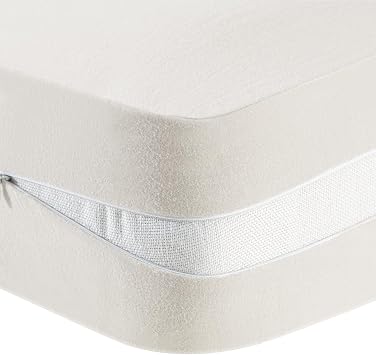 PrinceDeco Twin Size Mattress Cover for Traditional Japanese Futon Mattress Extra Soft and Thick Futon Mattress Cover with Zipper, Machine Washable,Ivory