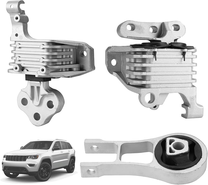 Kit de coxins do motor e câmbio TOGXFUNI para Jeep Cherokee e Chrysler 200 2.4L – 3 peças