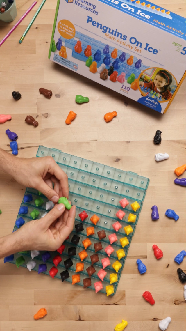 Amazon.com: Learning Resources Penguins On Ice Math Activity Set
