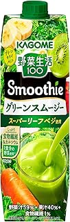 Amazon | 野菜生活 Smoothie カゴメ 野菜生活100 Smoothie (スムージー) グリーンスムージーMix 1000g ×6本 食物繊維 | カゴメ | スムージー 通販
