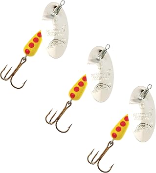 Panther Martin 3PKPMR_9_S Classic Regular Teardrop Spinners 3 Fishing Lures - Pack of 3 - Silver - 9 3/8 oz