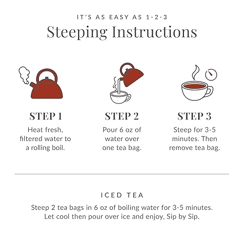 Miniatura 33 de The Republic of Tea HiCAF - Té negro con caramelo, 50 bolsas de té, té negro de alta calidad con alto contenido de cafeína