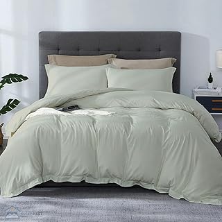 SLEEP-NEST Hotel-Luxus-Bettwäsche-Set für King-Size-Bett, 264,2 x 228,6 cm, 3-teiliges Ganzjahres-Bettwäsche-Set mit Reißverschluss und Eckbändern, 100 % ägyptische Baumwolle, Fadenzahl 600, extra