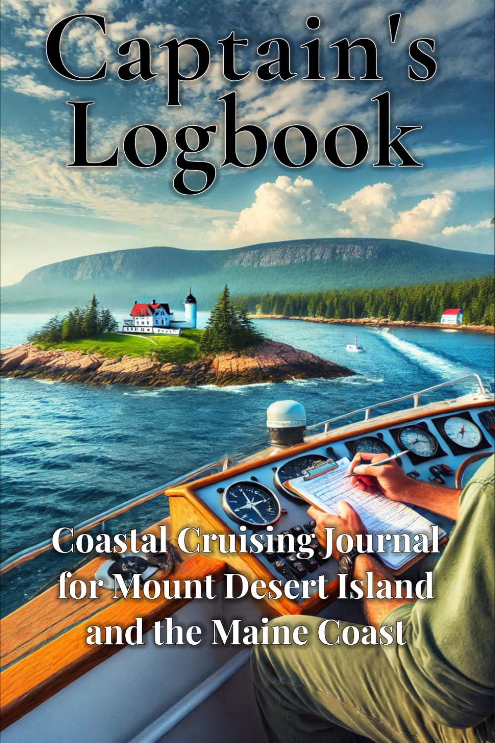 Captain’s Logbook: Coastal Cruising Journal for Mount Desert Island and the Maine Coas: Plan and Record Coastal Voyages, Log Weather and Engine Details, and Document Family Boating Memories in Maine
