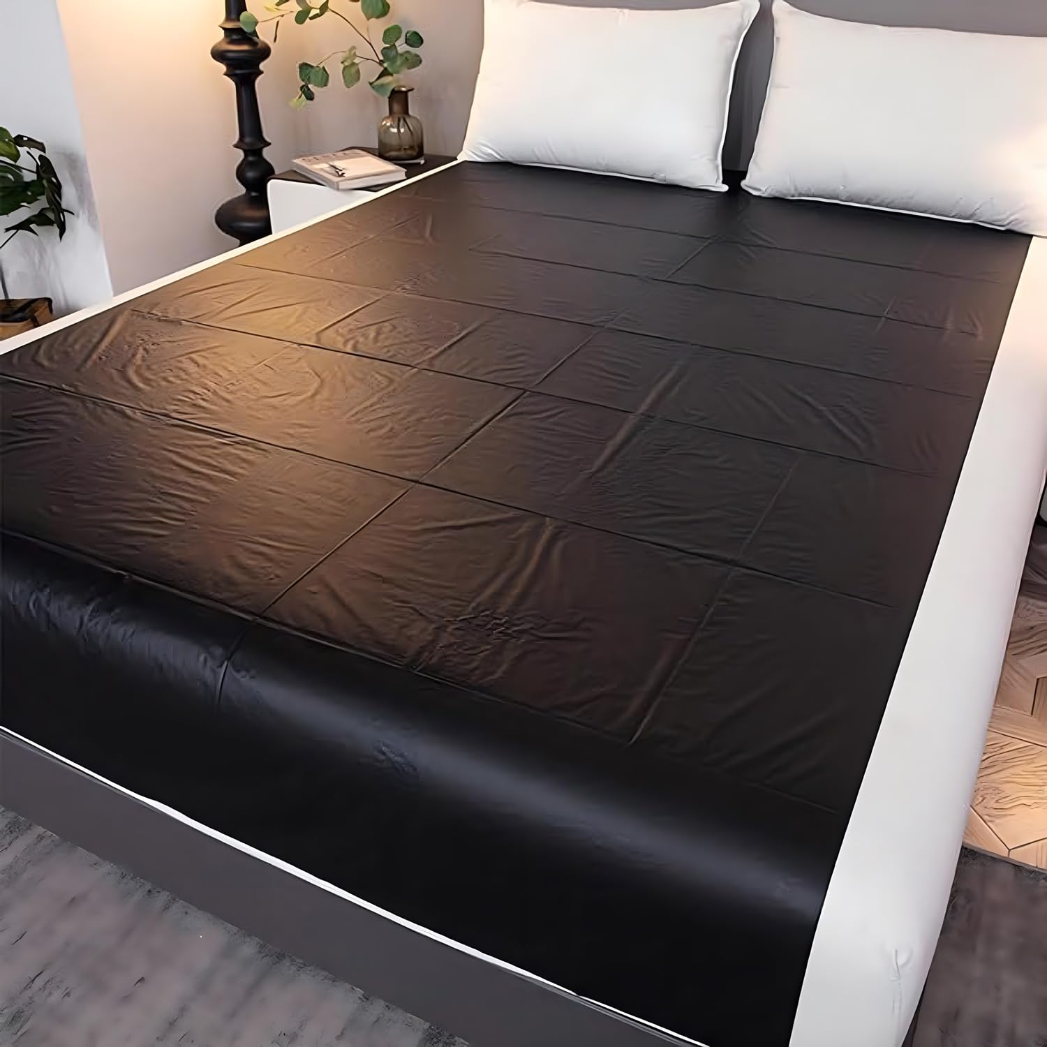 Draps de lit imperméables, draps sexuels pour adultes, imperméables et résistants à l'huile, drap de table de massage, drap sexy, flirtant, housse de matelas pour incontinence (2,2 x 2,0 m)