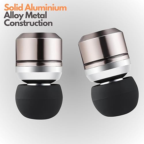 Miniatura 7 de Sephia SP3060VC - Auriculares con cable y micrófono, auriculares intrauditivos con graves profundos y aislamiento de ruido, controladores de 10mm,