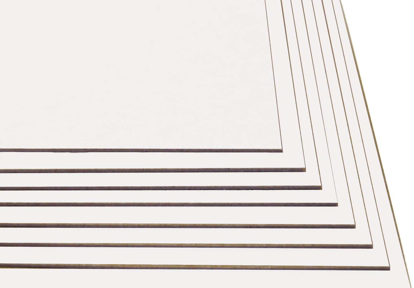 50 Sheets Chipboard 32pt White 1 Side 5.5