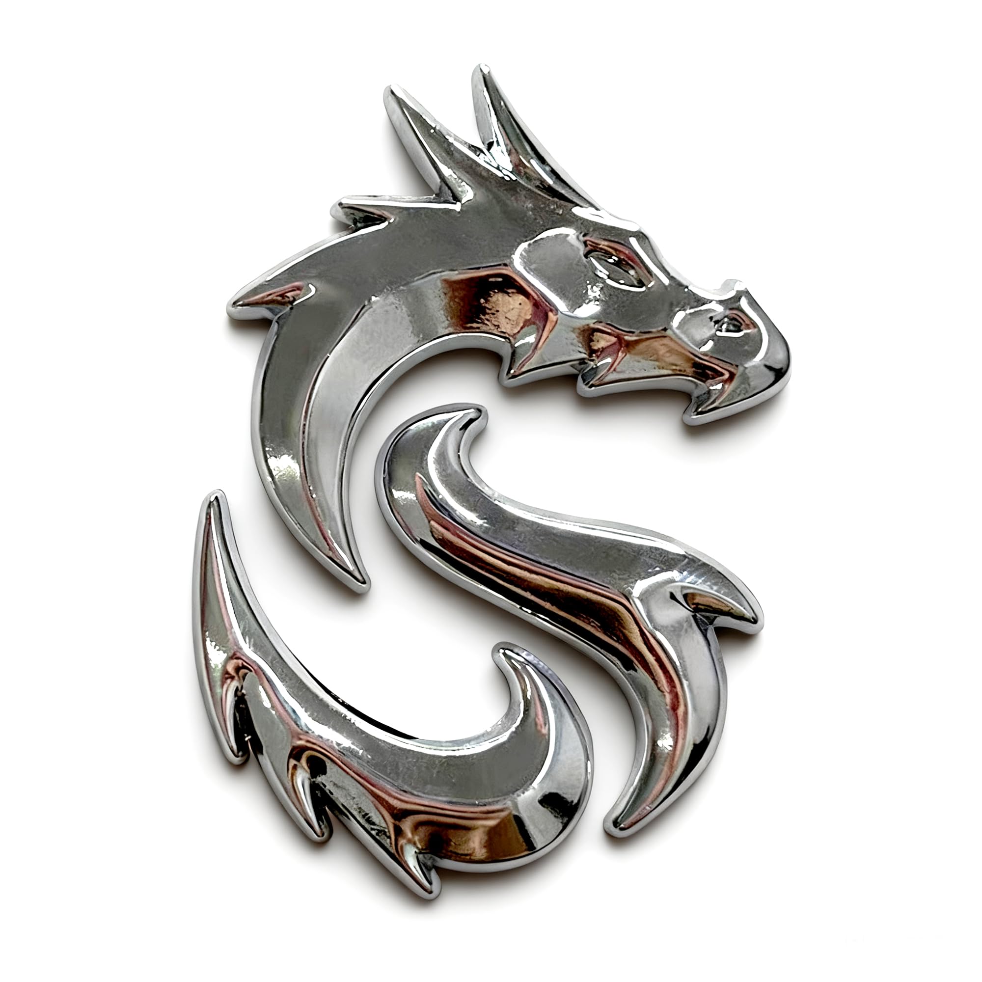 Insignia de metal 3D con diseño de dragón heráldico para parachoques de coche premium 8